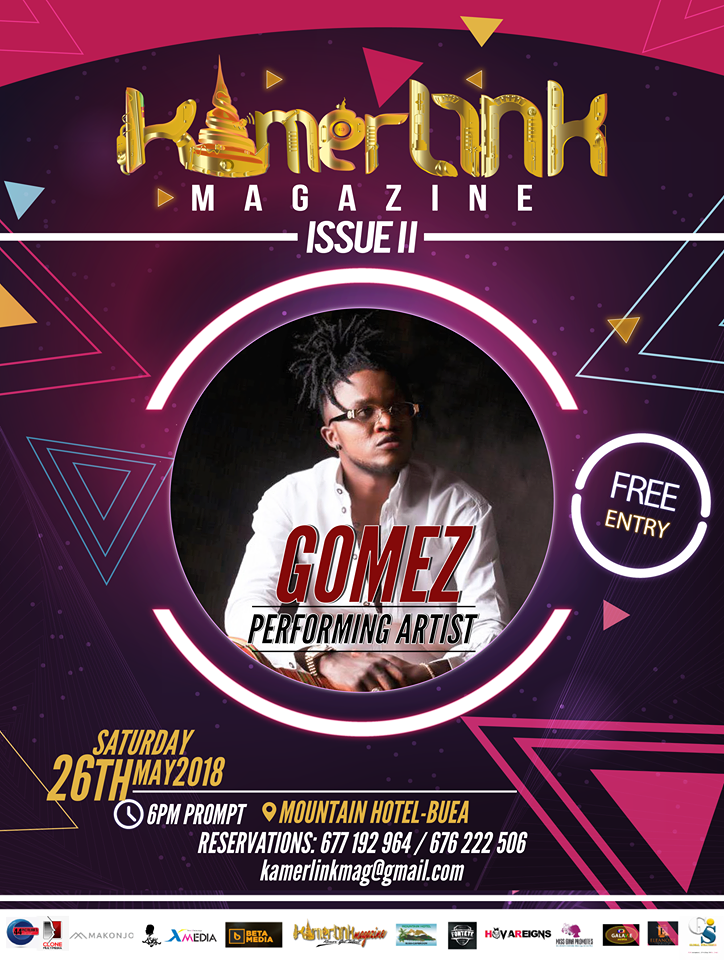 Artist Gomez to Perform at the Second Edition of KamerLink Magazine Launch