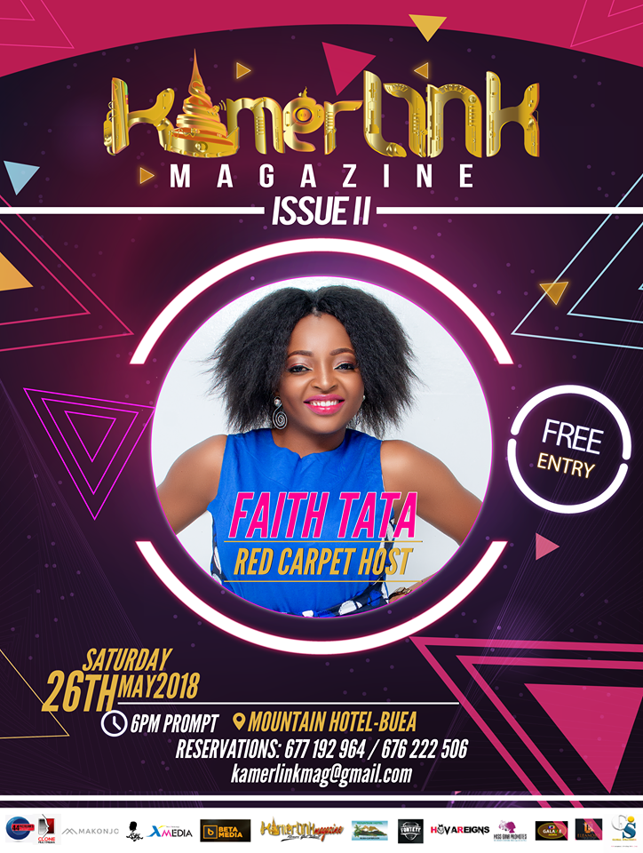 Faith Tata to host the red carpet at the Second Edition of KamerLink Magazine Launch