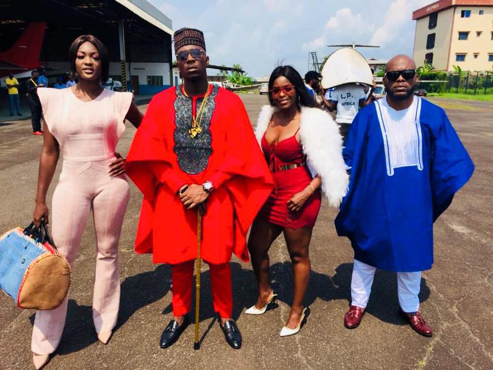 Onset of My Way By Stanley Enow (Pictured from Left Laura Dave, Stanley Enow, Daphne and Pit Baccardi)