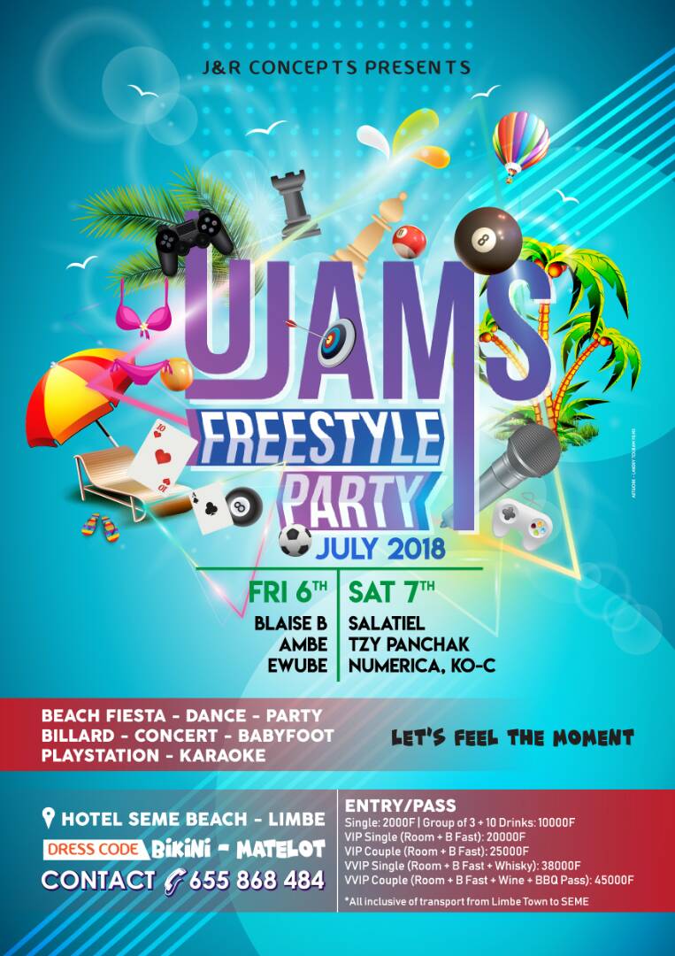 UJAMS FREESTYLE PARTY POSTER