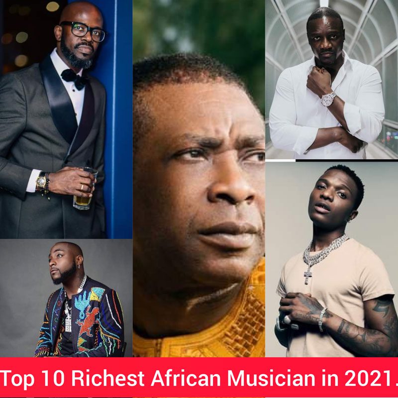 Top 10 Richest African Musician In 2021