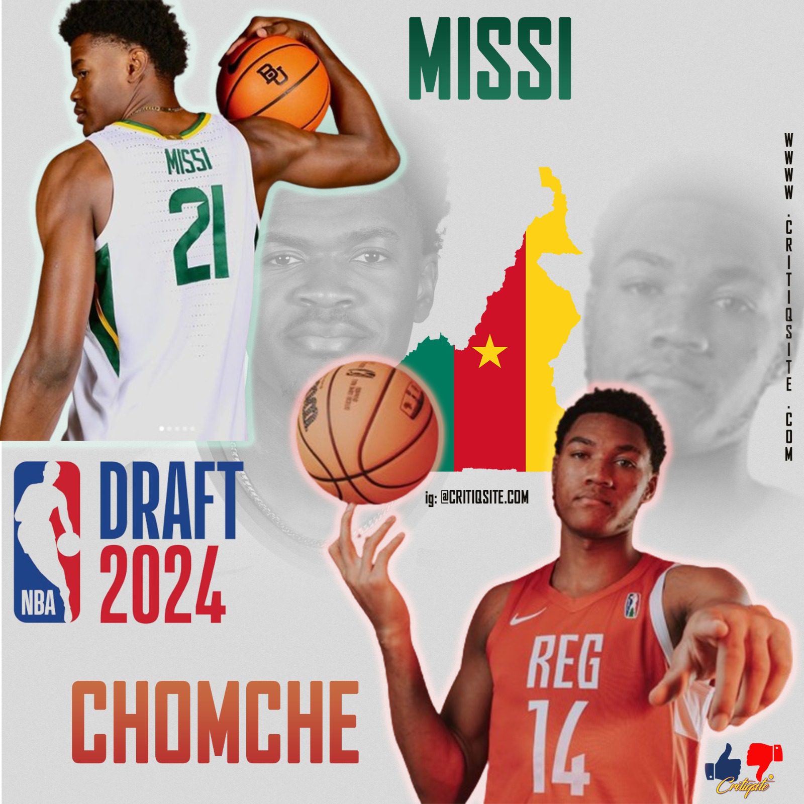 Rising Stars from Cameroon: Ulrich Chomche and Yves Missi Eyeing the NBA 2024 Draft