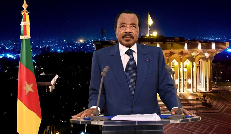President Paul Biya during his end of year Speech 2024